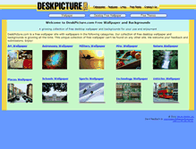 Tablet Screenshot of deskpicture.com